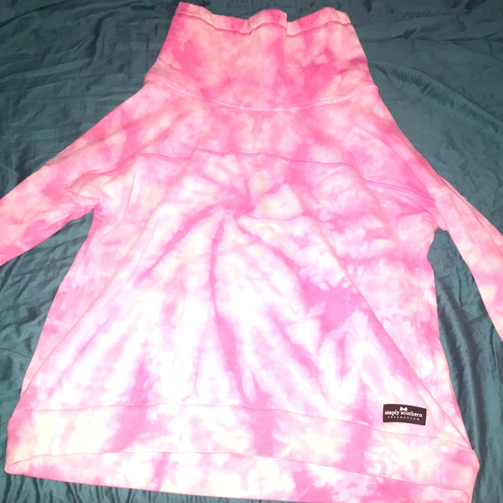 Simply southern collection girls long neck hoodie